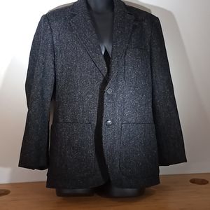 Vintage Hand Woven Harris Tweed Men's Blazer